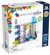 MAGNA-TILES Space 32-Piece Magnetic Construction Set, The Original Magnetic Building Brand