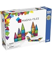 MAGNA-TILES Classic 100-Piece Magnetic Construction Set, The ORIGINAL Magnetic Building Brand