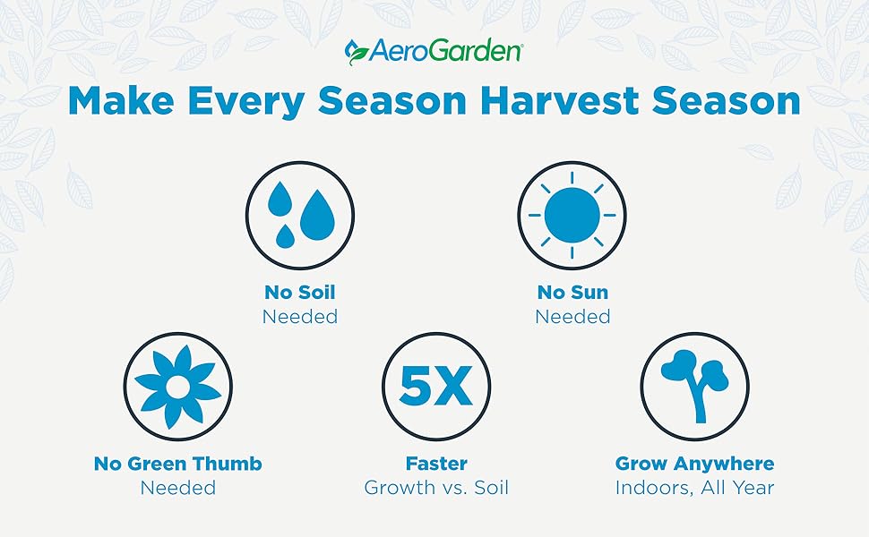 AeroGarden Harvest Season