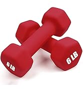 Portzon 10 Colors Options Compatible with Set of 2 Neoprene Dumbbell,1-15 LB, Anti-Slip, Anti-rol...