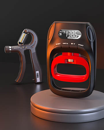 Grip Strength Tester Trainer - Electronic Hand Dynamometer of 400lbs/180kg & Grip strengthener