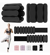 Adjustable Ankle Weights for Women Men Kids,Weighted Pilates Wrist Weights Set for Walking Runnin...