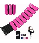 Fragraim Wrist Weights for Women - 1 Pair (1lb Each), Adjustable Arm Wrist Ankle Weights Silicone...