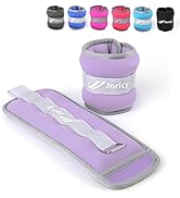 Ankle Weights A Pair of 1/2/3/4/6/8/10/12/20 LBS Wrist Leg Arm Weights for Women Men Kids Child w...