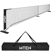 Pickleball Net, 22 FT USAPA Regulation Size Portable Pickleball Net, Steady Metal Frame for All-W...