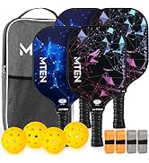 Pickleball Paddles, USAPA Approved Pickleball Paddles Set of 4, Fiberglass Surface Pickleball Set...