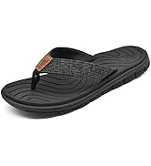 KuaiLu Women's Non-Slip Casual Flip Flop Thong Sandals