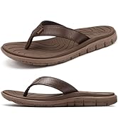 KuaiLu Comfortable Flip Flops for Women with Arch Support Summer Beach Walking Thong Sandals Slip...