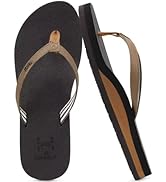 KuaiLu Womens Arch Support Flip Flops Comfortable Yoga Mat Slip on Summer Beach Walking Thong Cus...