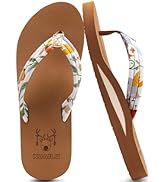 KuaiLu Womens Arch Support Flip Flops Ladies Comfort Lightweight Soft Yoga Mat Thong Sandals
