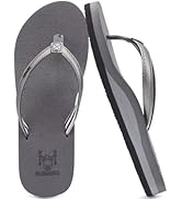 KuaiLu Womens Arch Support Flip Flops Comfortable Yoga Mat Slip on Summer Beach Walking Thong Cus...