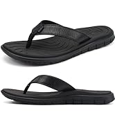KuaiLu Comfortable Flip Flops for Women with Arch Support Summer Beach Walking Thong Sandals Slip...