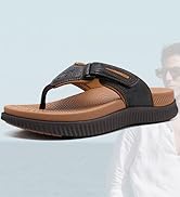 KuaiLu Mens Orthotic Flip Flops