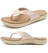 KuaiLu Flip Flops For Women Ladies Orthotic Yoga Mat Cushion Sandals Dressy Womans Lightweight Su...