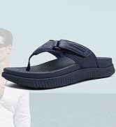 KuaiLu Mens Orthotic Flip Flops