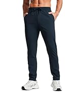 CRZ YOGA 4-Way Stretch Athletic Pants for Men 30" Workout Lounge Casual Work Jogger with Zip Pocket