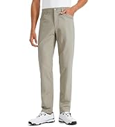 CRZ YOGA Men's All Day Comfy Golf Pants with 5-Pocket 30"/32"/34" Quick Dry Lightweight Casual Wo...