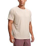 CRZ YOGA Mens Lightweight Athletic T-Shirts Moisture Wicking Running Workout Shirt Short Sleeve G...