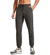 CRZ YOGA Athletic Joggers for Men 29"/31" Lightweight Water Resistant Outdoor Workout Pants with ...