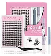 uCoolMe Lash Clusters Kit Fairy Manga Eyelash Clusters 8-18mm Fairy Bloom C Curl Cluster Lashes -...