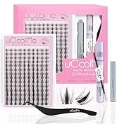 Fairy Lash Clusters Kit 8-18mm Manga Eyelash Clusters C Curl - WideSpan DIY Eyelash Extensions Ki...