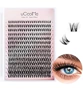 Flora Lash Clusters 8-18mm Light-Volume Wispy Eyelash Clusters D Curl - WideSpan DIY Eyelash Exte...