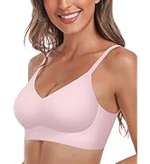 HORISUN Womens Comfortable Bra Wireless Padded Full Coverage Support Seamless Bras for Women