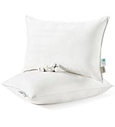 Bedsure Fluffy Bed Pillows for Sleeping - Luxury King Size Pillows 2 Pack with 100% Cotton Breath...