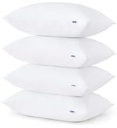 Bedsure Soft Pillows Queen Size Set of 4 - Hotel Quality Queen Size Bed Pillows 4 Pack for Sleepi...