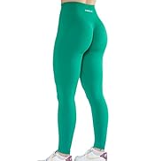 AUROLA Workout Leggings for Women Seamless Scrunch Tights Tummy Control Gym Fitness Girl Sport Ac...