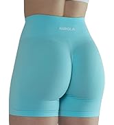 AUROLA Intensify Workout Shorts for Women Seamless Scrunch Short Gym Yoga Running Sport Active Ex...