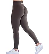 AUROLA Workout Leggings for Women Seamless Scrunch Tights Tummy Control Gym Fitness Girl Sport Ac...