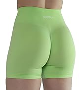 AUROLA Intensify Workout Shorts for Women Seamless Scrunch Short Gym Yoga Running Sport Active Ex...