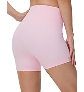 THE GYM PEOPLE Women's High Waist Yoga Workout Shorts Tummy Control Fitness Athletic Running Comp...