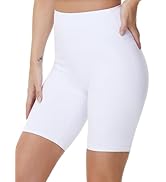 THE GYM PEOPLE Women's High Waist Workout Yoga Shorts 5" Tummy Control Stretchy Biker Running Ath...