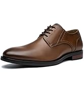 Cestfini Men's Dress Shoes Formal Business Oxfords Plain Toe Lace Up Derby Shoes with Comfortable...