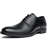 Cestfini Men's Dress Shoes Formal Business Oxfords Plain Toe Lace Up Derby Shoes with Comfortable...