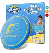 Soft Disc Flying Toy - Doesn't Hurt to Catch - Flying Disc For Kids & Adults All Ages - Easy to L...