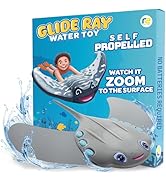 Swimming Pool Toys for Kids: Stingray Pool Torpedo Swim Toy - Self Propelled Water Toy Glides Und...