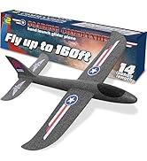 Refresh Sports Airplane Toy for Kids: Foam Airplane for Kids - Safe & Easy to Throw Foam Glider P...
