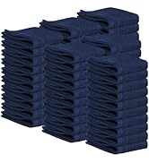 Tens Towels Pack of 60 Washcloths, 12 x 12 Inches, Lighter Weight, Quick to Dry, Super Soft & Abs...