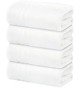 Tens Towels Pack of 4 Soft Bath Towels, 100% Cotton, 27 x 54 Inches, Lightweight & Quick-Dry, Ide...