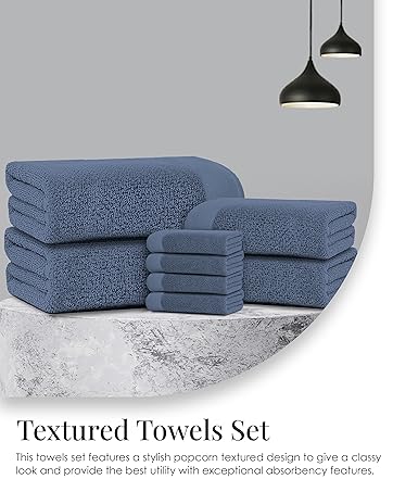 Textured Towels Set