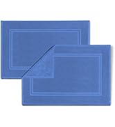 Tens Towels Pack of 2 Bath Mats 100% Cotton, 20 x 32 Inches, Super Absorbent, Hotel Quality Premi...