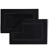Tens Towels Pack of 2 Bath Mats 100% Cotton, 20 x 32 Inches, Super Absorbent, Hotel Quality Premi...