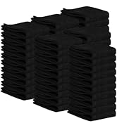 Tens Towels Pack of 60 Washcloths, 12 x 12 Inches, Lighter Weight, Quick to Dry, Super Soft & Abs...
