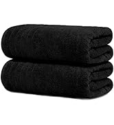 Tens Towels Pack of 2 Extra Large Bath Sheets 35 x 70 Inches, 100% Cotton, Larger & Lighter Weigh...