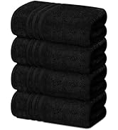 Tens Towels Pack of 4 Soft Bath Towels, 100% Cotton, 27 x 54 Inches, Lightweight & Quick-Dry, Ide...