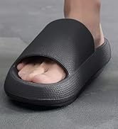 BRONAX Pillow Slippers for Women and Men | House Slides Shower Sandals | Cushioned Thick Sole