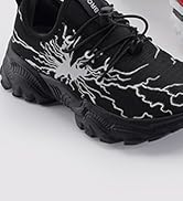 BRONAX Little/Big Boys Comfortable Graffiti Personality Tennis Shoes